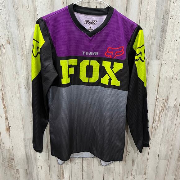 Fox Racing MX Motocross Long Sleeve Graphic Team Jersey Mens Size Small - Picture 1 of 7